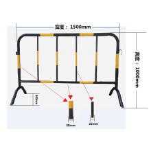 Clôture temporaire Galvanisé Clôture pliable temporaire pour le contrôle des foules